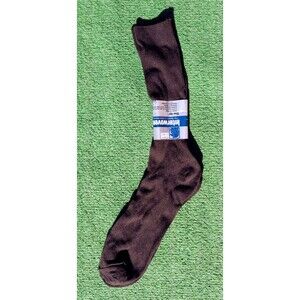 1980s Vintage Interwoven Shur-Up Nylon/Spandex USA Made Ribbed Sz10-13 Socks NOS